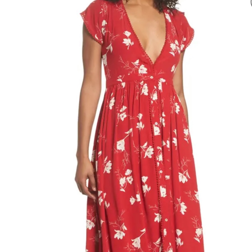 Knot sisters Domingo midi dress